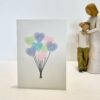 Glowing Heart Balloons Card