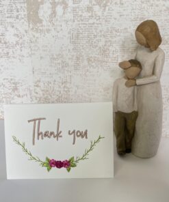 Thank You Embroidered Card