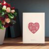 Lace Love Is Heart Card